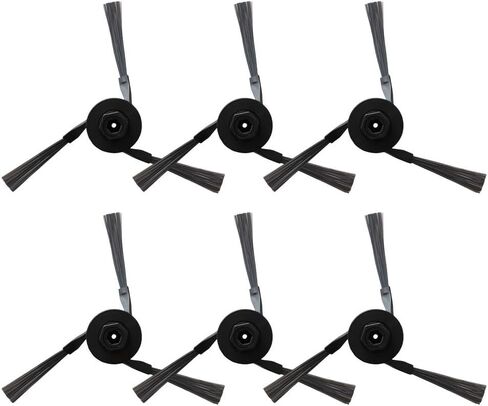 Replacement Side Brushes For MOVA For P10 Pro And For Ultra Robot Vacuum Cleaner, 6-Pack,Plastic Nylon Corner Brushes For Edge Cleaning in Saudi Arabia