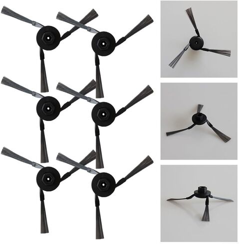 Replacement Side Brushes For MOVA For P10 Pro And For Ultra Robot Vacuum Cleaner, 6-Pack,Plastic Nylon Corner Brushes For Edge Cleaning in Saudi Arabia
