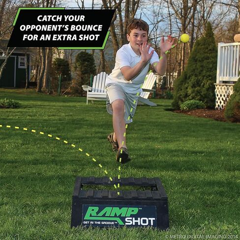 مجموعة ألعاب القذف الخارجية Vivere RampShot مع منحدرين و4 كرات، لعبة حديقة محمولة لأربعة لاعبين للأطفال والكبار، الفناء الخلفي، الشاطئ، التخييم والبوابات الخلفية in Saudi Arabia