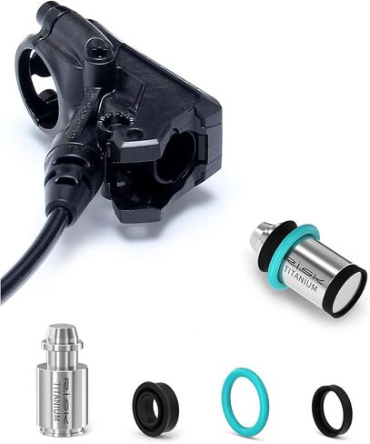 Titanium Brake Lever Piston Kit for MAGURA MT2 MT4 MT5 MT6 MT7 MT8 HC3, CNC-Machined - Brake Lever Piston Rod with O-Ring Seals, Enhanced Sealing Performance in Saudi Arabia