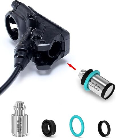 Titanium Brake Lever Piston Kit for MAGURA MT2 MT4 MT5 MT6 MT7 MT8 HC3, CNC-Machined - Brake Lever Piston Rod with O-Ring Seals, Enhanced Sealing Performance in Saudi Arabia