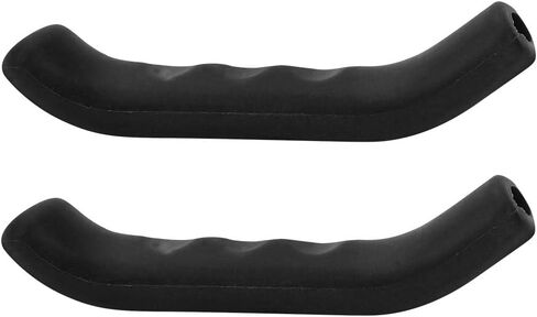 Haofy Brake Lever Covers Brake, Brake Lever Covers Red, 1Pair Folding Bicycle Mountain Bike Handlebar Silicone Anti Skid Shock Absorbing Grip Cover in Saudi Arabia