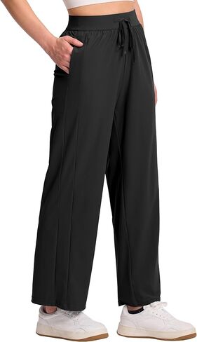 Pioneer Camp Women Wide Leg Pants UPF 50+ Lightweight 30" Flowy Athletic Casual Travel Sun Protection Loose Fit Summer in Saudi Arabia