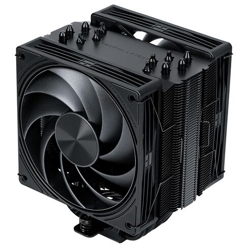 Thermalright CPU Cooler Ultra 120 Extreme EVO REV.5, Dual 120mm PWM Fans, LCP Blades, 2400RPM, 6 Heat Pipes, 157mm Single Tower, for Intel LGA1700 and AMD AM5/AM4 (Black) in Saudi Arabia