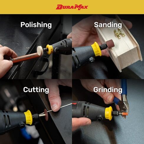 DURAMAX 40-Piece Rotary Tool Kit, Variable Speed 8000-30000 RPM, 120V Corded, with Blow Mold Case, for Cutting, Grinding, Polishing in Saudi Arabia