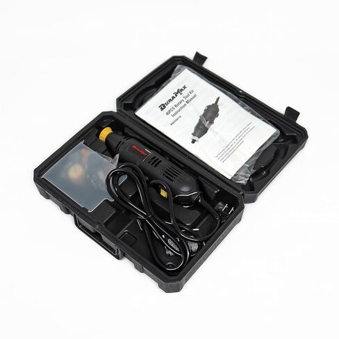 DURAMAX 40-Piece Rotary Tool Kit, Variable Speed 8000-30000 RPM, 120V Corded, with Blow Mold Case, for Cutting, Grinding, Polishing in Saudi Arabia