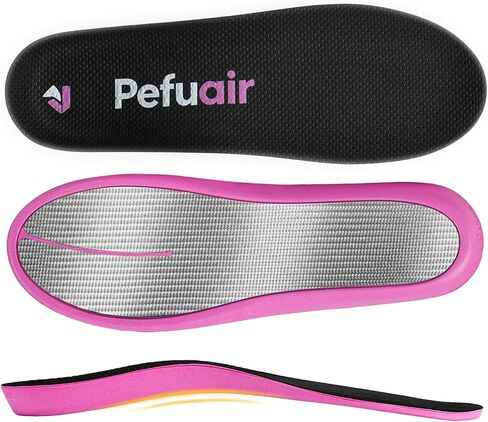Carbon Fiber Sports Insoles, Arch Support & Heel Cup Design for Men&Women, Boost Performance in Basketball, Tennis, Badminton, Running & Daily Walking, Enhance Stability (11 Men / 12.5 Women) in Saudi Arabia