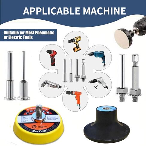 294 PCS 2 Inch Die Grinder Sanding Discs with 1/4" &1/8"Roll Lock , Compatible with Both Die Grinders and Power Drills for Surface Conditioning, Sanding & Polishing，Sanding Pads Includes 40-10000 Grit in Saudi Arabia