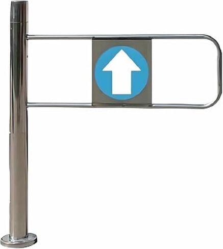 Spring-Loaded Safety Swing Gate, Supermarket Entrance 1-Way Safety Door, Automatic Closing Gate for Library Store Entrance in Saudi Arabia