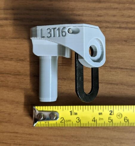 Steel Core Left Hinge 3T16 for Rubbermaid 6 X 5 ft. Slide-Lid Resin Shed Door, Part # 3T16 2, Upgraded Metal Reinforced Design in Saudi Arabia