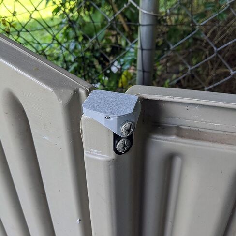 Steel Core Left Hinge 3T16 for Rubbermaid 6 X 5 ft. Slide-Lid Resin Shed Door, Part # 3T16 2, Upgraded Metal Reinforced Design in Saudi Arabia