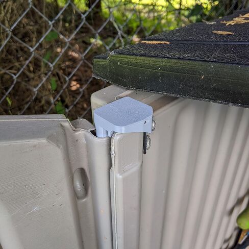 Steel Core Left Hinge 3T16 for Rubbermaid 6 X 5 ft. Slide-Lid Resin Shed Door, Part # 3T16 2, Upgraded Metal Reinforced Design in Saudi Arabia