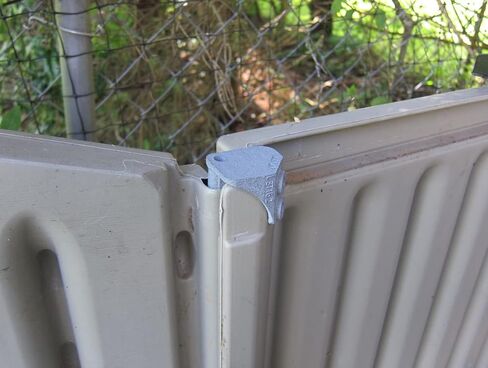 Steel Core Left Hinge 3T16 for Rubbermaid 6 X 5 ft. Slide-Lid Resin Shed Door, Part # 3T16 2, Upgraded Metal Reinforced Design in Saudi Arabia