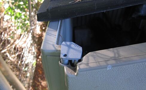 Steel Core Left Hinge 3T16 for Rubbermaid 6 X 5 ft. Slide-Lid Resin Shed Door, Part # 3T16 2, Upgraded Metal Reinforced Design in Saudi Arabia