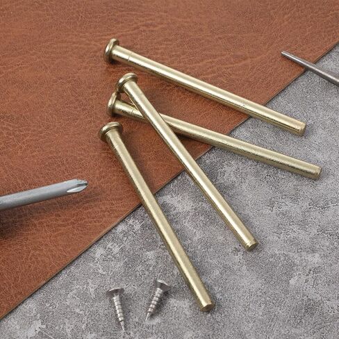 4PCS 3.5 inch Door Hinge Pins Stainless Steel Interior Wood Door Butt Hinges Oil Rubbed Bronze Pins Screws Replacement Closing for Self Closing Doors Kitchen Garage Doors Hinges Gold in Saudi Arabia