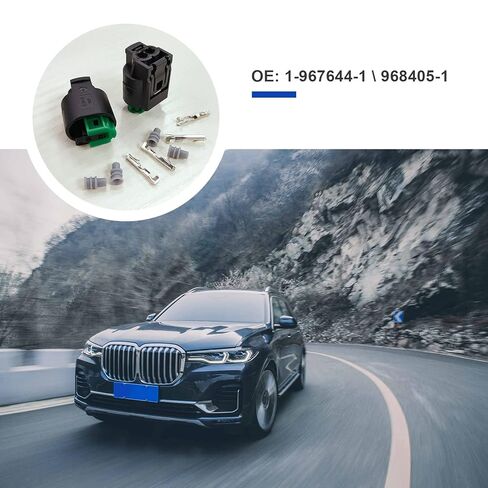 5 مجموعات 2 دبوس موصل استشعار درجة الحرارة 1-967644-1 968405-1 أنثى موصلات الاستشعار مجموعة التوصيل مع محطات الأختام in Saudi Arabia