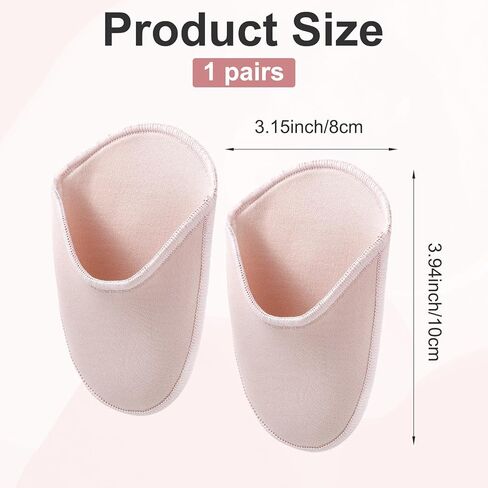 Toe Pouches Pads Cover, Foot Protector Accessories for Women, High Heels Toe Covers,High Heels Toes Caps Toes Pads for Pointe Shoes,Forefoot Wrap Pad for Women Girls in Saudi Arabia