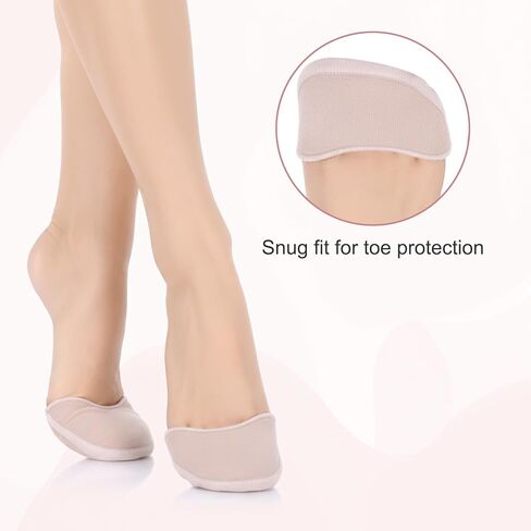 Toe Pouches Pads Cover, Foot Protector Accessories for Women, High Heels Toe Covers,High Heels Toes Caps Toes Pads for Pointe Shoes,Forefoot Wrap Pad for Women Girls in Saudi Arabia