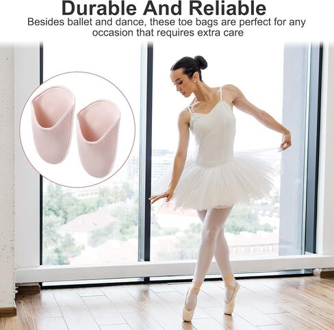 Toe Pouches Pads Cover, Foot Protector Accessories for Women, High Heels Toe Covers,High Heels Toes Caps Toes Pads for Pointe Shoes,Forefoot Wrap Pad for Women Girls in Saudi Arabia