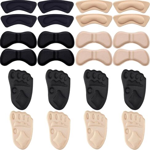 12 Pairs Heel Grips for Women's Shoes, Heel Pads for Shoes, Shoe Cushions for Women High Heel Comfort Pads - Metatarsal Pads Womens, High Heel Inserts, Shoe Inserts for Women in Saudi Arabia