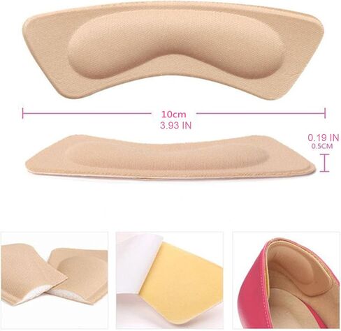 12 Pairs Heel Grips for Women's Shoes, Heel Pads for Shoes, Shoe Cushions for Women High Heel Comfort Pads - Metatarsal Pads Womens, High Heel Inserts, Shoe Inserts for Women in Saudi Arabia