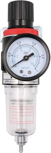 2pc AFR-2000 Pneumatic Filter Air Treatment Unit Pressure Regulator Compressor Reducing Valve Oil Water Separation AFR2000 Gauge in Saudi Arabia