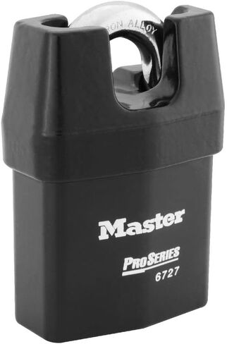 Master Lock Company 6727WO 2-5/8 in. High Security Shrouded Shackle Padlock Body Less Cylinder Black in Saudi Arabia