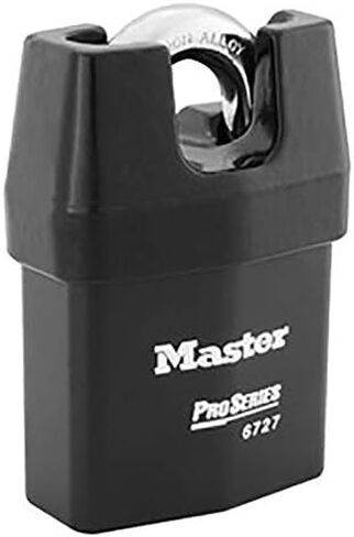 Master Lock Company 6727WO 2-5/8 in. High Security Shrouded Shackle Padlock Body Less Cylinder Black in Saudi Arabia
