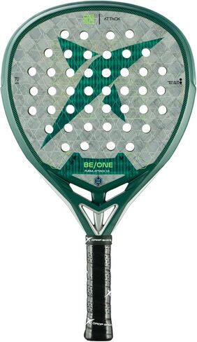 مضرب Drop Shot Furia Attack 1.0 Padel - نموذج طاقة كربون 18K مع قلب Eva Pro عالي الكثافة - توازن متوسط ​​على شكل دمعة in Saudi Arabia