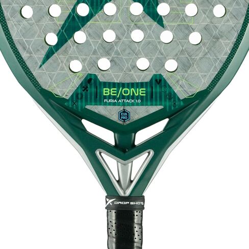 مضرب Drop Shot Furia Attack 1.0 Padel - نموذج طاقة كربون 18K مع قلب Eva Pro عالي الكثافة - توازن متوسط ​​على شكل دمعة in Saudi Arabia