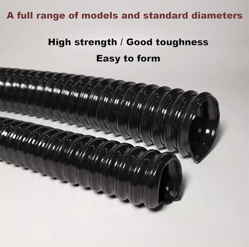 Strong industrial dust suction pipe, 20Mm Inner Diameter, 1M Length, Flexible Transparent Vacuum for Industrial Extractor(0.63mm) in Saudi Arabia