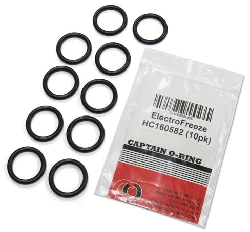 Captain O-Ring - Replacement Electro Freeze 160582 / HC160582 O-Rings (10 Pack) in Saudi Arabia