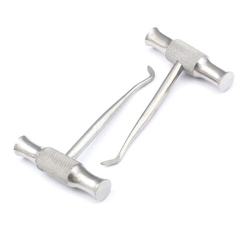 مجموعة GS مكونة من 2 مصعد جذري شتوي # 14L و14R Cross BAR T-Handle أدوات طب الأسنان in Saudi Arabia