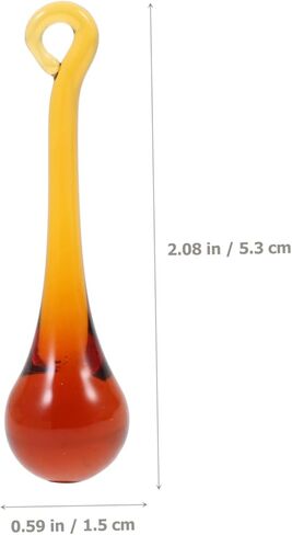 Toyvian 10Pcs Amber Crystal Pendants DIY Chandelier Prisms for Home Decoration Hanging Crystals for Weddings Curtain Decor and Festive Occasions in Saudi Arabia