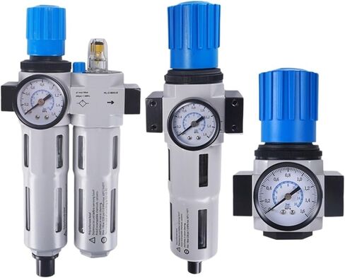 Air Filter Processor Water Oil Separator With Pressure Gauge 1/8 1/4 3/8 Inch 1.6MPA Air Treatment Equipment(FRC-03-MIDI) in Saudi Arabia