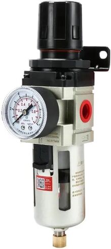 2pcs AW2000-02 AW3000-03 AW4000-04 Air Oil Water Seperator Filter Air Controller Pneumatic Pressure Regulator Compressor Filter(AW4000-04 Copper,Automatic) in Saudi Arabia