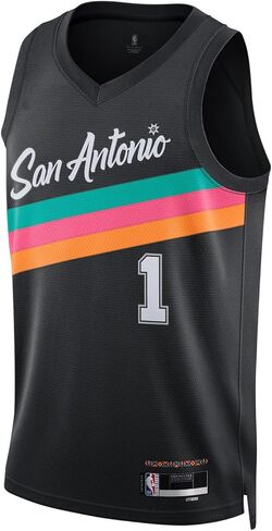 Victor Wembanyama San Antonio Spurs NBA Kids Youth 8-20 Black City Edition Swingman Jersey in Saudi Arabia