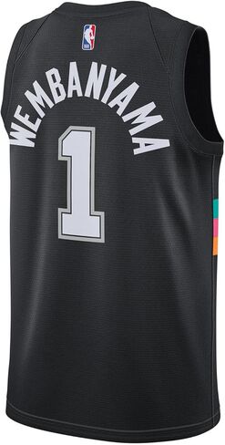 Victor Wembanyama San Antonio Spurs NBA Kids Youth 8-20 Black City Edition Swingman Jersey in Saudi Arabia