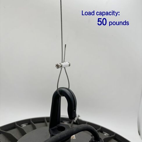 20 Pieces of M4 Wire Rope Clamps, 1/8 inch Rope, Made of Copper and Stainless Steel, Suitable for Outdoor Hanging, Reusable, and Never rusts. in Saudi Arabia