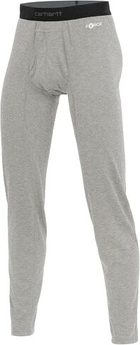 Carhartt Men's Size Force Midweight Synthetic-Wool Blend Base Layer Pant, Black Heather, X-Large Tall in Kuwait