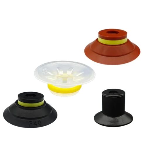 Manipulator Silicone Vacuum Suction Cup VF15/20/25/30/40/50 Industrial Pneumatic Components Accessories(Beige) in Kuwait