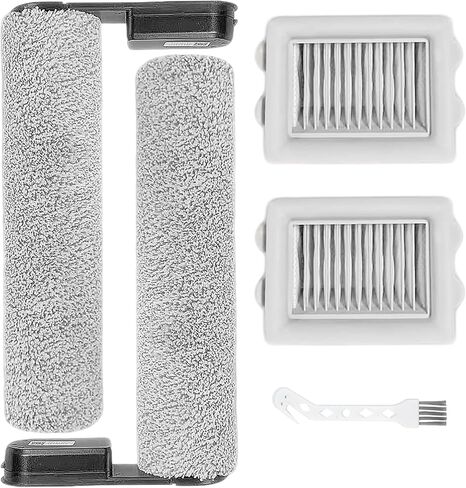 Flexi Series Replacement Parts Kit – 2 Roller Brushes + 2 HEPA Filters + 1 Cleaning Brush – Compatible with Roborock Flexi/Flexi Pro Handheld Wireless Vacuum Cleaner Maintenance Set in Saudi Arabia