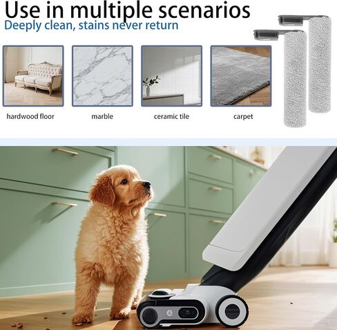 Flexi Series Replacement Parts Kit – 2 Roller Brushes + 2 HEPA Filters + 1 Cleaning Brush – Compatible with Roborock Flexi/Flexi Pro Handheld Wireless Vacuum Cleaner Maintenance Set in Saudi Arabia