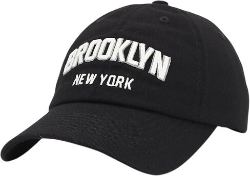 قبعة بيسبول مطرزة ثلاثية الأبعاد من Brooklyn New York New York قبعة ترويجية - أسود in Kuwait