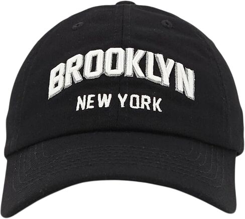 قبعة بيسبول مطرزة ثلاثية الأبعاد من Brooklyn New York New York قبعة ترويجية - أسود in Kuwait