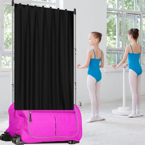 3Pcs Privacy Curtain for Dance Bag Suitcase Portable Changing Room Privacy Partition Screens Dance Bag Shield Cover for Dancer Backstage Accessories Camping Window Shades Dressing Room in Saudi Arabia