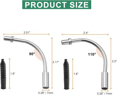 HARFINGTON 4set Bike Brake Noodle Cable Kit Aluminum Bicycle V Brake Pipe with Rubber Boots for Mountain MTB Bikes Cycling Cable Housing, Silver in Saudi Arabia