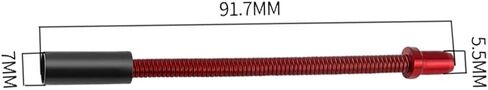 2 قطعة من كل 5 ألوان دراجة مرنة على شكل حرف V-Brake Break Noodle Cable دليل أنبوب + 10 قطعة أحذية مطاطية مجموعة أدوات ركوب الدراجات للدراجات الجبلية ودراجات الطرق BMX إجمالي 10 مجموعات in Saudi Arabia