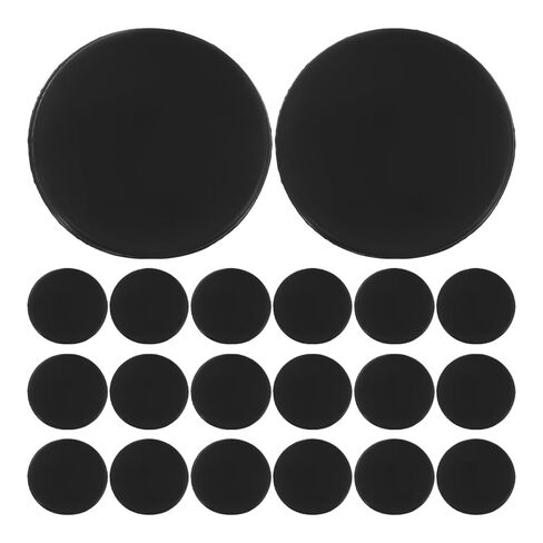 20Pcs Silicone Stethoscope Diaphragm Covers: Soft Replacement Chestpiece Protector & Bell Head Cover Spare Parts, Black in Saudi Arabia