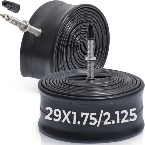 قطعتان، أنابيب دراجة ممتازة 29X1.75/1.90/1.95/2.0/2.10/2.125، متوافقة مع إطارات الدراجة 29x1.75 إلى 2.125، مع صمام بريستا FV48mm، مطاط البوتيل، تستخدم للدراجات الجبلية والطراد والمدينة والطرق in Kuwait